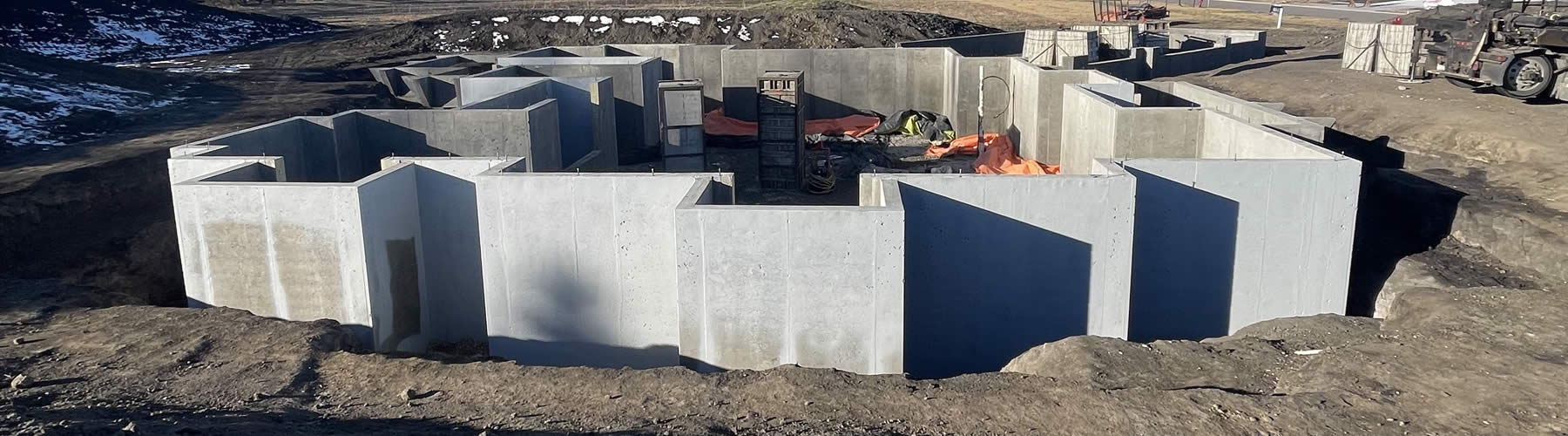 Providing residential concrete in the Fargo-Moorhead area.